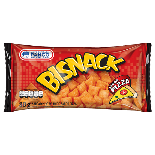 imagem de SALGADINHO BISNACK PIZZA 80G