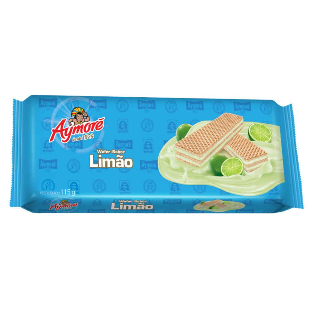 imagem de BISC AYMORE WAFER LIMAO 105G