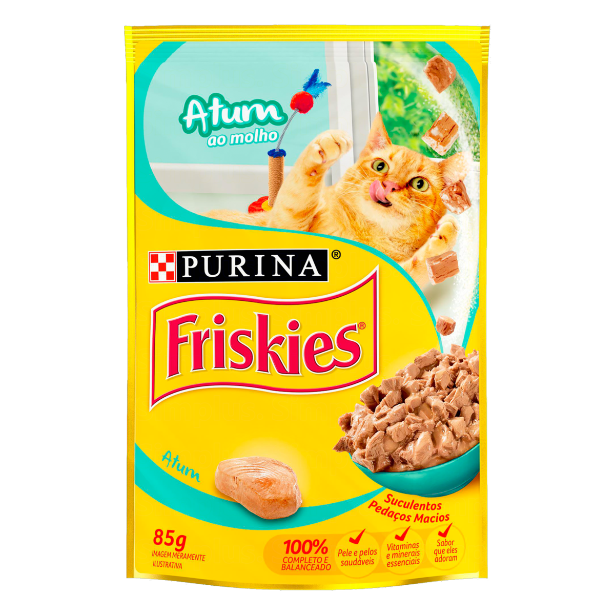 imagem de RACAO GATO FRISKIES ATUM AO MOLHO 85G