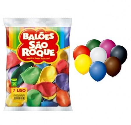 imagem de BALAO SAO ROQUE SORTIDO 50UN