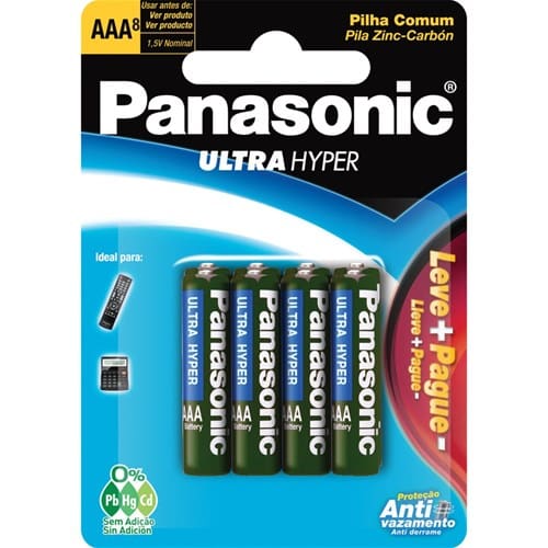 imagem de PILHA COMUM AAA  8UN PANASONIC