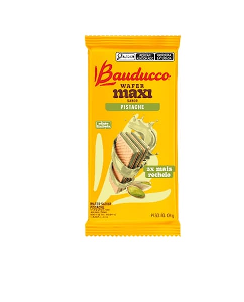 imagem de BISC BAUDUCO WAFER PISTACHE 140G