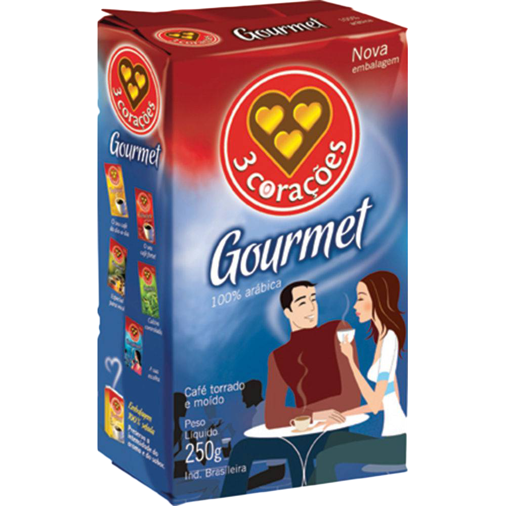 imagem de CAFE TRES CORACOES GOURMET VACUO 250G
