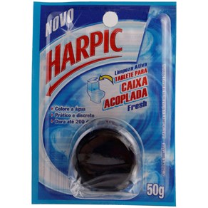 imagem de PEDRA SANIT HARPIC CAIX ACPLA AZUL 50G