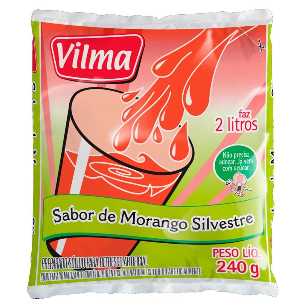imagem de REFRESCO VILMA MORANGO SILVESTRE 240GR
