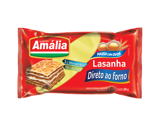 imagem de MAC STA AMALIA OVOS 200G LASANHA DIRETO AO FORNO
