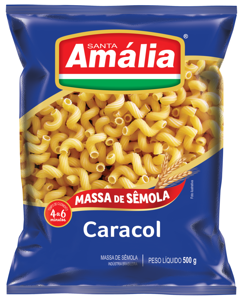 imagem de MAC STA AMALIA SEMOLA 500G CARACOL