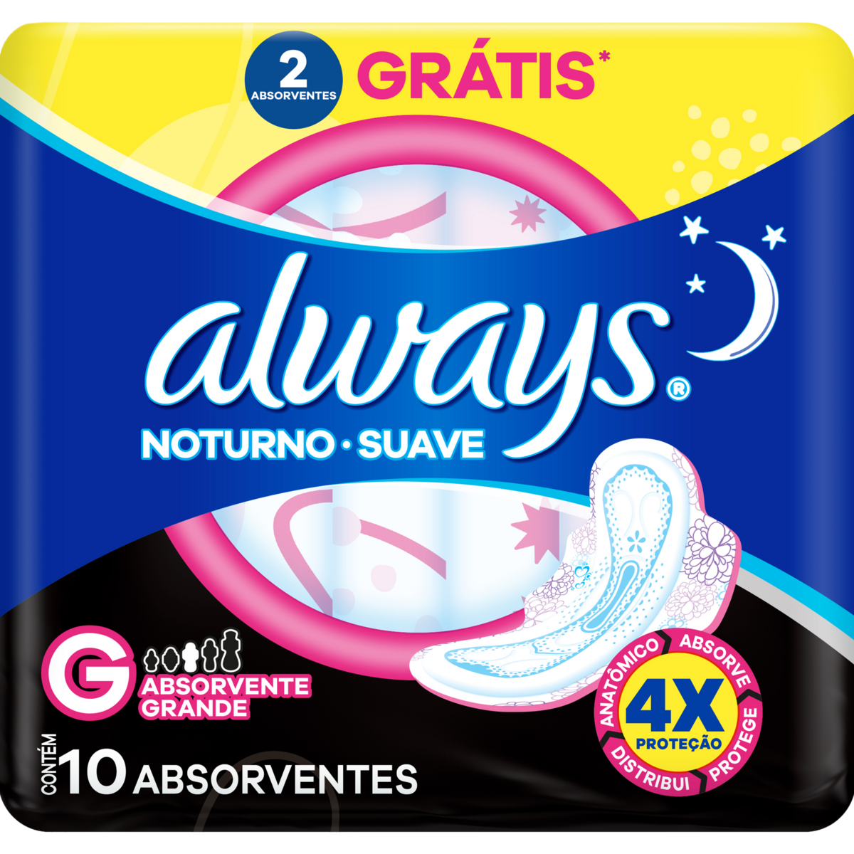 imagem de ABS ALWAYS NOT SUAVE C ABAS LV10PG 8