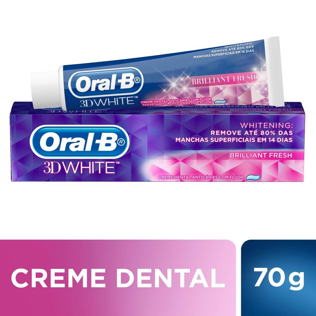 imagem de CR DENT ORAL B 3D WHITE 70G
