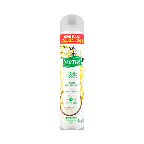 imagem de DESOD AERO SUAVE JASMIM COCO  116ML