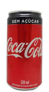 imagem de REFRIG COCA COLA ZERO MINI LT 220ML