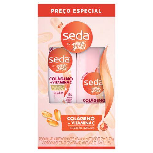 imagem de KIT SEDA COLAG E VITA 300ML+COND 190ML