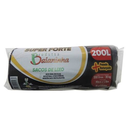 imagem de SACO LIXO  BAIANINHA ROLO SUPER FORTE 200L