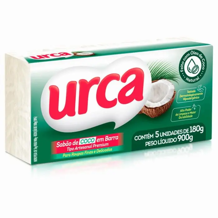imagem de SABAO BARRA URCA COCO 900G