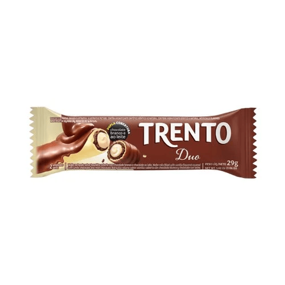 imagem de CHOC TRENTO DUO AO LEITE  29G