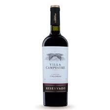 imagem de VINHO FINO TINTO SECO CASTAS ITALIANAS VILLA CAMP - 750 ML