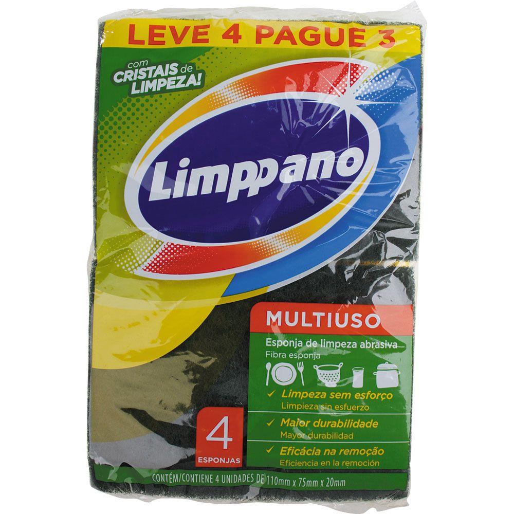 imagem de ESPONJA LIMPPANO LIMPEZA PESADA LV 4 PG 3UN