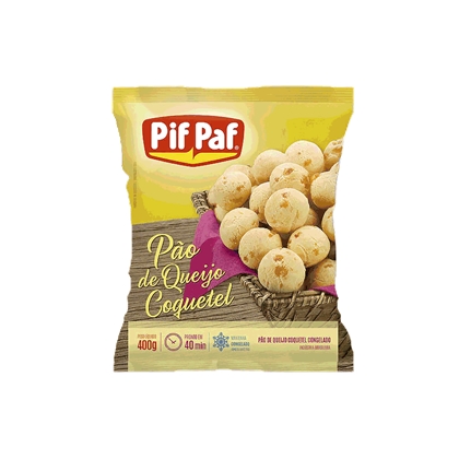 imagem de PAO DE QUEIJO COQUETEL PIF PAF 400G