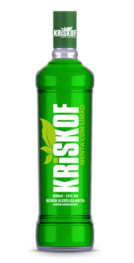 imagem de VODKA KRISKOF 900ML MENTA C/LIMAO
