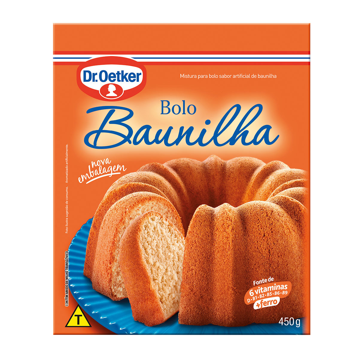 MIST BOLO DR.OETKER SABOR BAUNILHA 450G GT SC CHA 450 Supermercado S Laranja