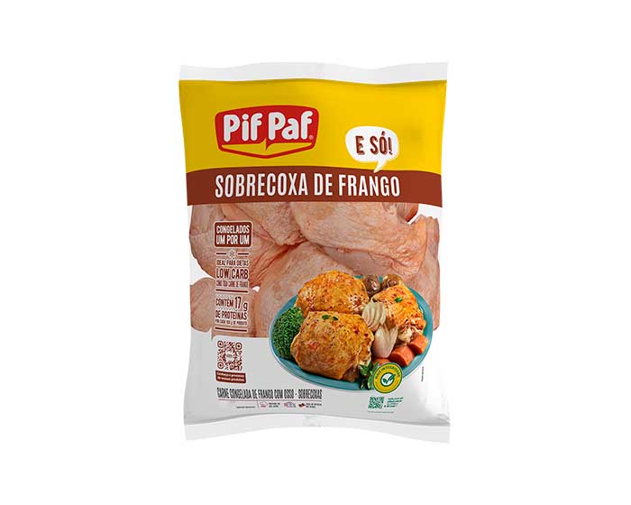 imagem de SOBRECOXA FRANGO PIF PAF PCT 1KG