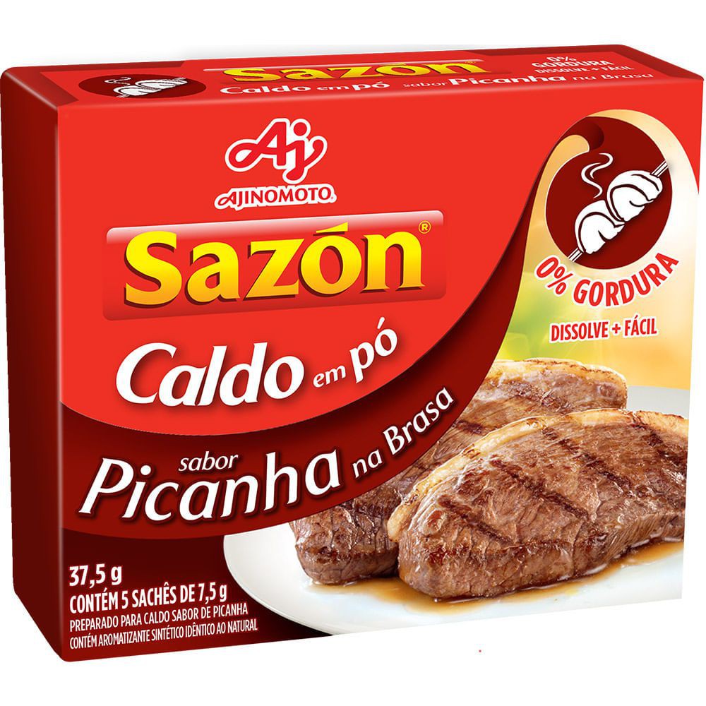 imagem de CALDO PICANHA SAZON 32,5GR