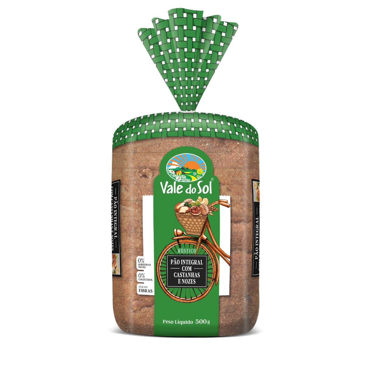 imagem de PAO VALE DO SOL INTEGRAL C CASTANHA E NOZES 400G