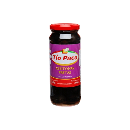 imagem de AZEITONA PRETA TIO PACO 200G