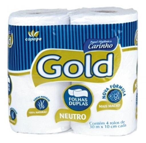 PAPEL HIG CARINHO GOLD NEUTRO FOLHA DUPLA M Supermercado Só Laranja Loji