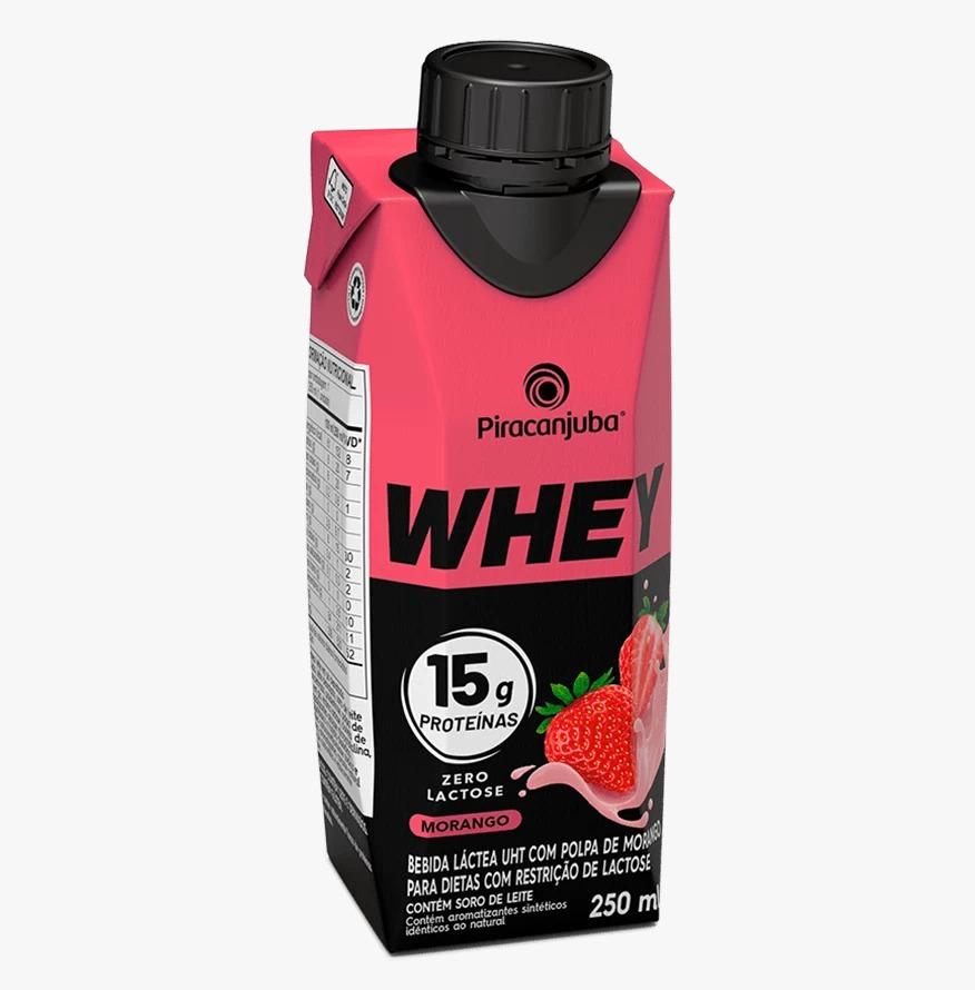 imagem de BEB PIRACANJUBA WHEY MORANGO 250ML