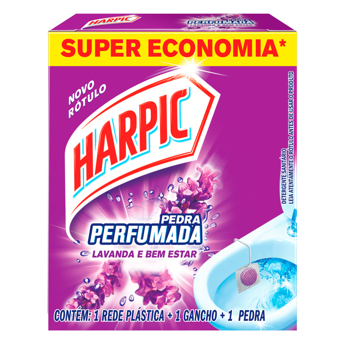 imagem de PEDRA SANITARIA HARPIC AROMA PLUS LAVANDA 25G