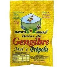 imagem de BALA DE GENGIBRE C/ MEL E PROPOLIS 55 GR