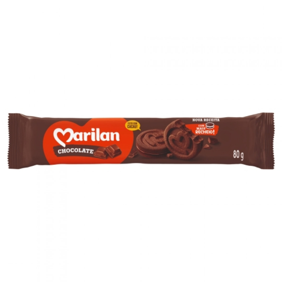 imagem de BISC MARILAN RECH 80G CHOCOLATE