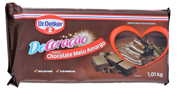 imagem de CHOC DR.OETKER CHOCOLATE MEIO AMARGO 1,01KG