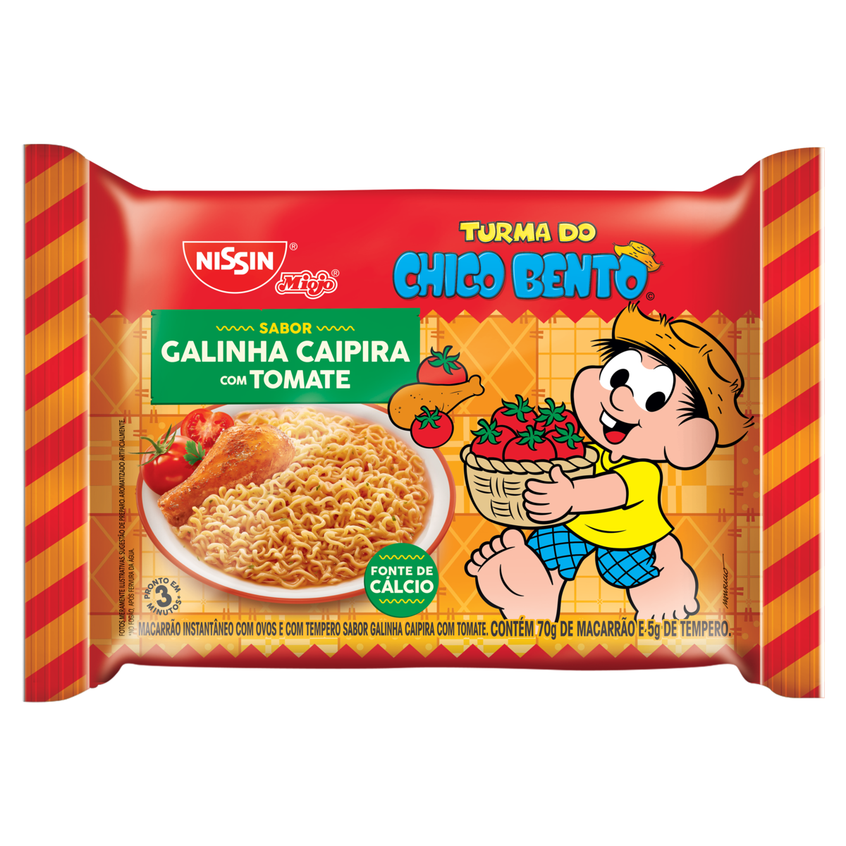 imagem de MAC INST NISSIN  CHICO GALINHA CAI TOMATE 75G