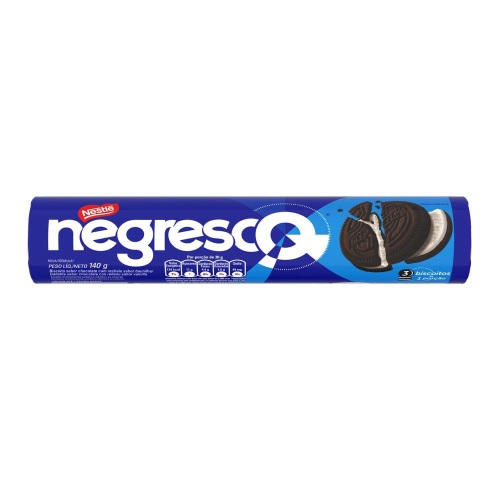 imagem de BISC NESTLE 90G NEGRESCO BAUNILHA