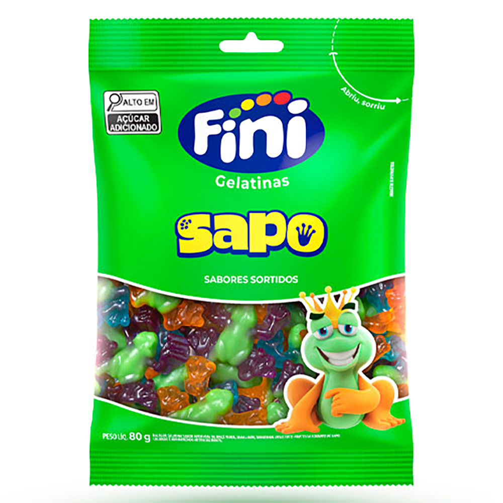 imagem de BALA FINI GELATINAS SAPO 80G