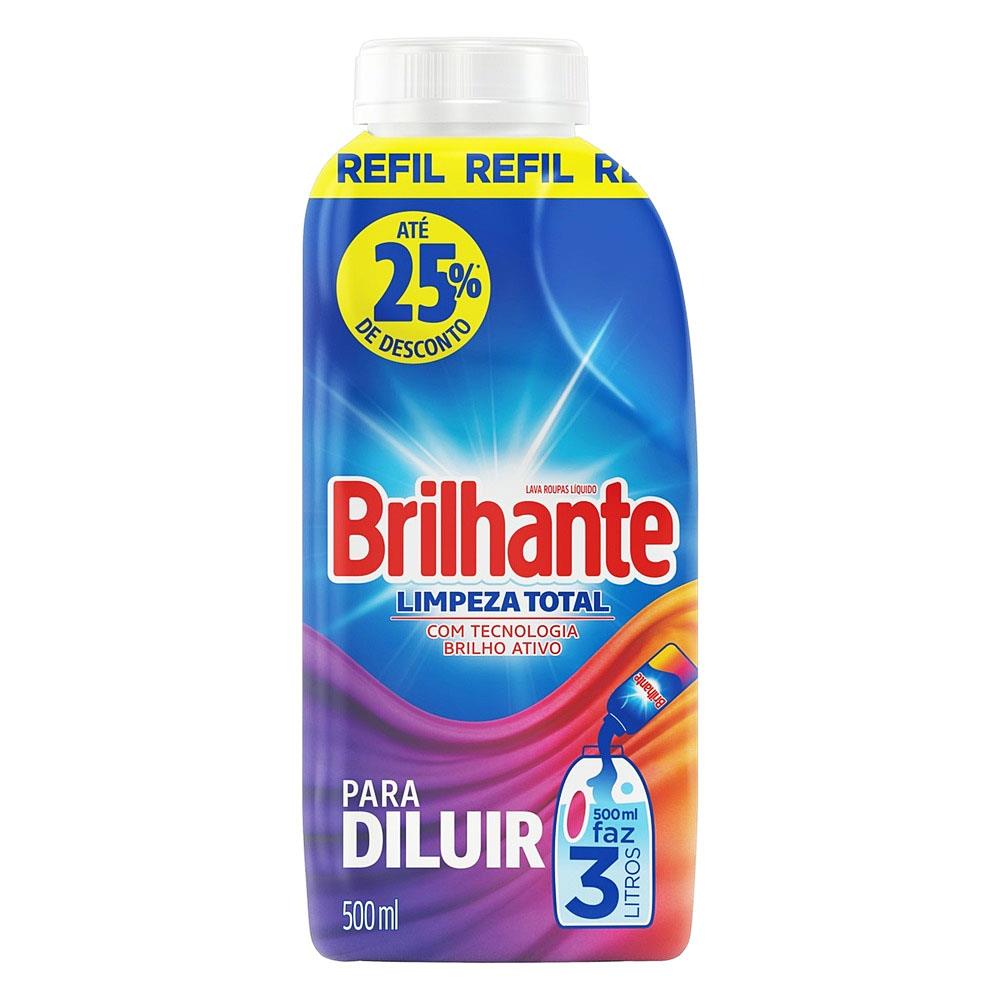 imagem de LAVA ROUPA LIQ  BRILHANTE 900ML LIMP TOTAL