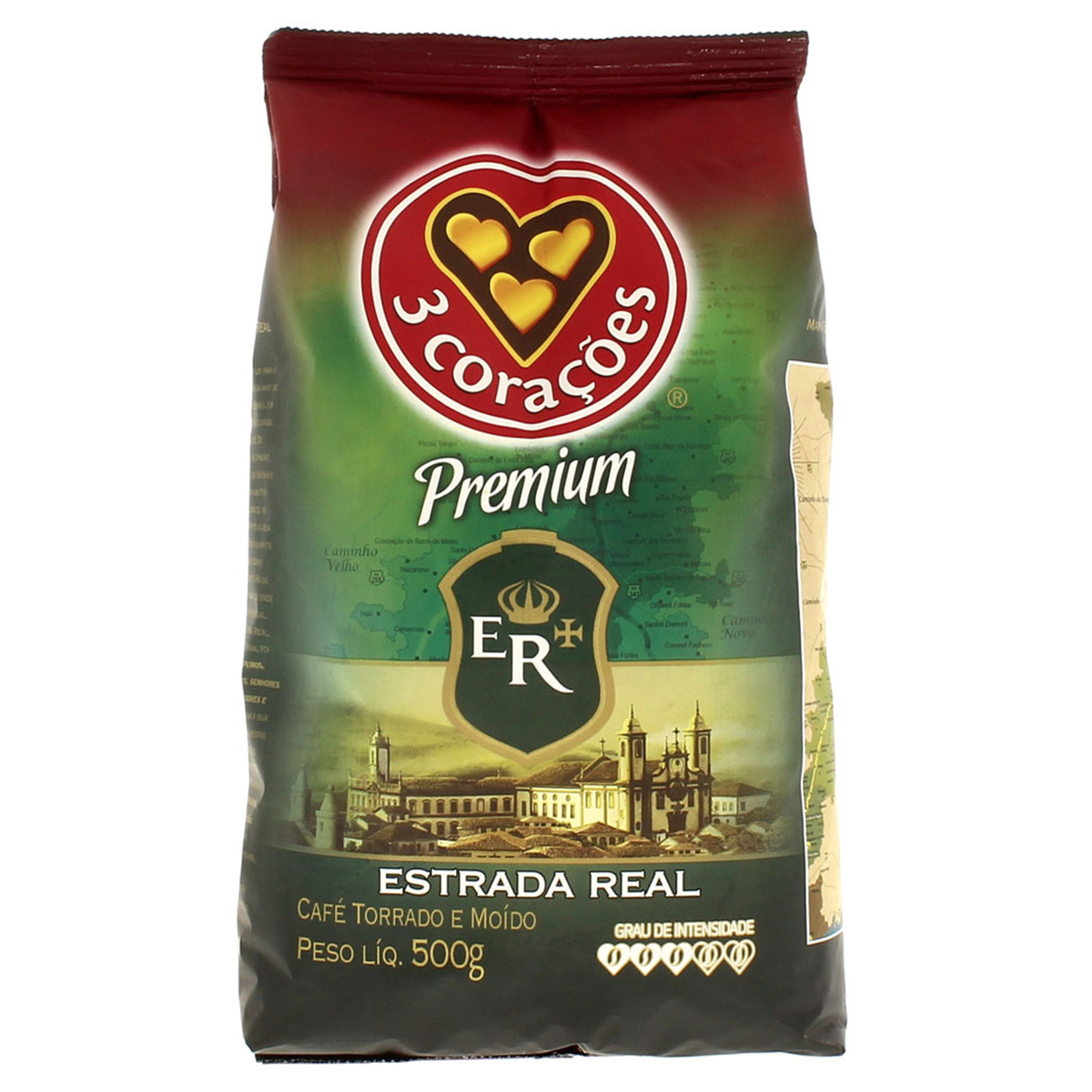 imagem de CAFE TRES CORACOES PREMIUM EST REAL 500G