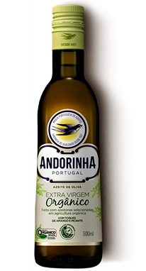 imagem de AZEITE OLIVA ANDORINHA EXTRA VIRGEM ORG VD 500ML