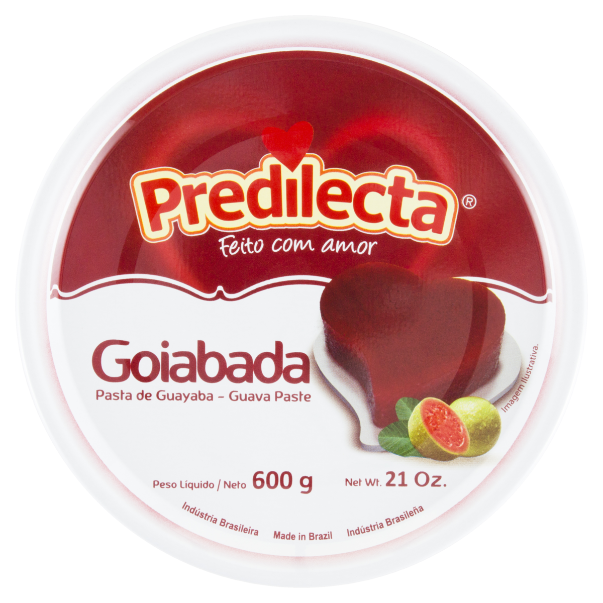 imagem de DOCE GOIABADA PREDILECTA LT 600G