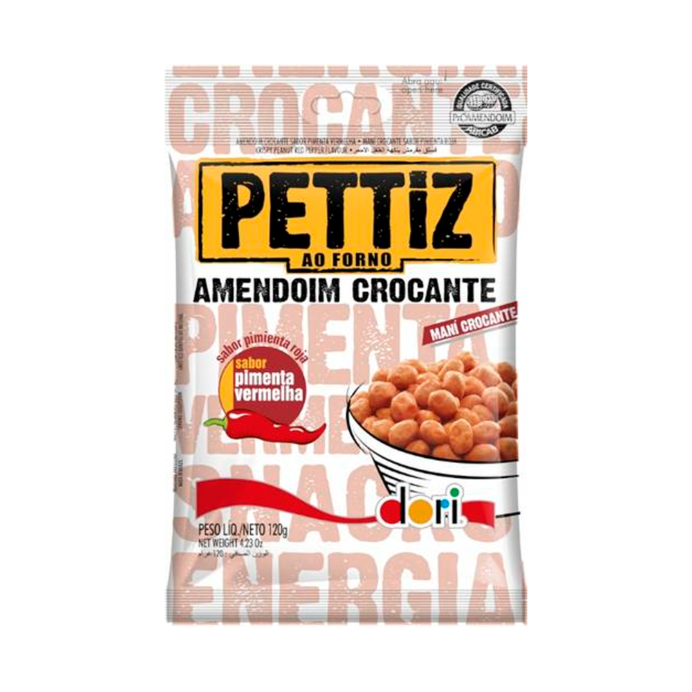 imagem de AMENDOIM JAPONES PETTIZ  PIM VERM 120G