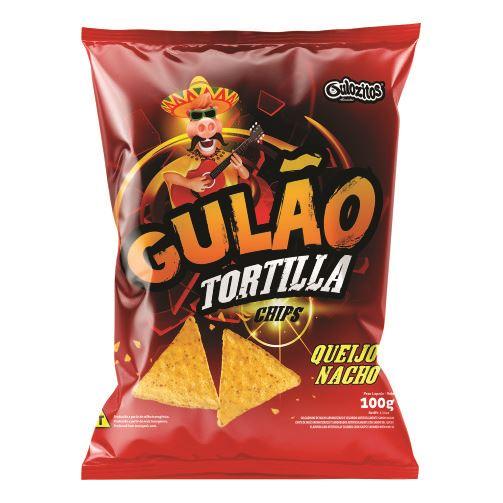 imagem de GULAO TORTILLA QUEIJO NACHO 100G