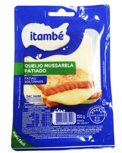 imagem de QUEIJO MUSSARELA ITAMBE FATIADO 150G