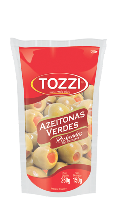 imagem de AZEITONAS TOZZI VERDES RECHEADAS 150G