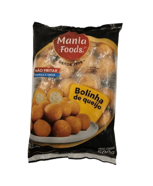 imagem de SALGADO BOLINHA DE QUEIJO MANIA FOODS 500G