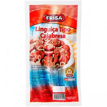 imagem de LINGUICA TIPO CALABRESA GROSSA FRISA 500G
