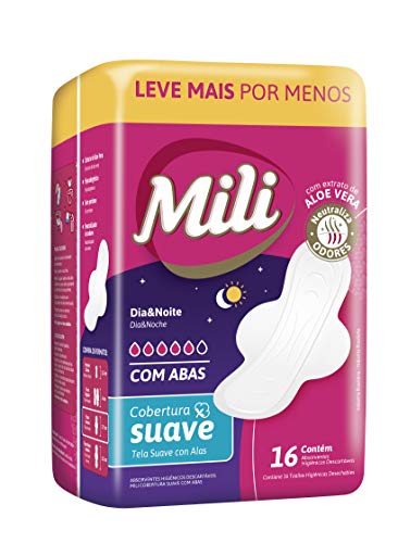 imagem de ABSORVENTE MILI 16UN SUAVE C ABAS