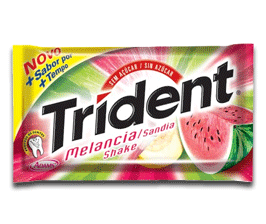 imagem de CHICLETE TRIDENT MELANCIA 8 G