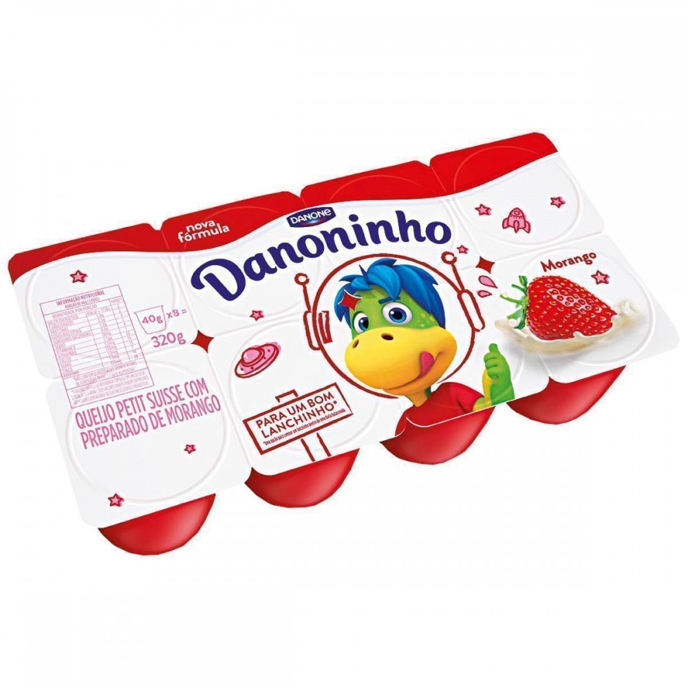 imagem de IOGURT DANONE DANONINHO MORANGO 320G